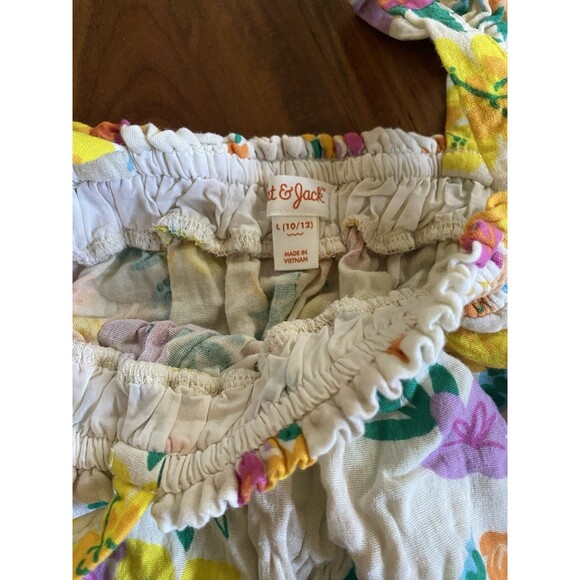 Lot Of 2 Cat & Jack Girls Dress & Tank Size L 10/12 100% Cotton Great Condition - Picture 4 of 9